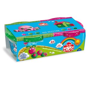 Pasta Glitter - 100gr - magenta - conf. 2 pezzi - Didò - immagine 1