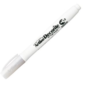 Marcatore Decorite - punta tonda - 1.0 mm - bianco - Artline - immagine 2