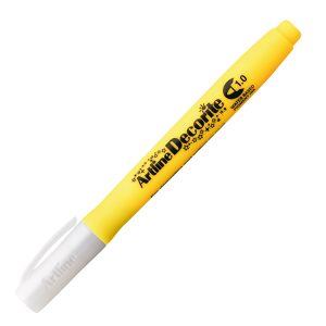 Marcatore Decorite - punta tonda - 1.0 mm - giallo - Artline - immagine 2