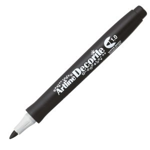 Marcatore Decorite - punta tonda - 1.0 mm - nero - Artline - immagine 1