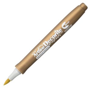 Marcatore Decorite - punta pennello - oro - Artline - immagine 1
