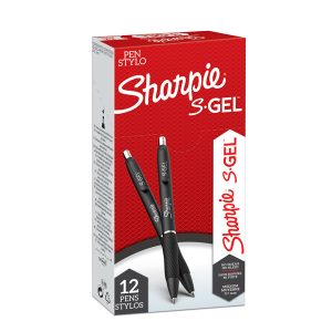 Penna gel a scatto - 0.7 mm - nero - Sharpie - immagine 2