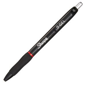 Penna gel a scatto - 0.7 mm - rosso - Sharpie - immagine 1