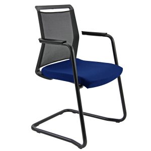 Seduta attesa Light LLS - con braccioli inclusi - blu/nero - Unisit - immagine 1
