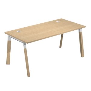 Scrivania Woody Superior - 180 x 80 x 72,5 cm - piano rovere - immagine 1