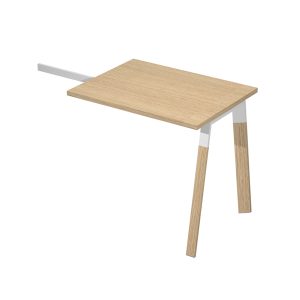 Allungo scrivanie Woody Superior - 80 x 60 x 72,5 cm - piano rovere - immagine 1
