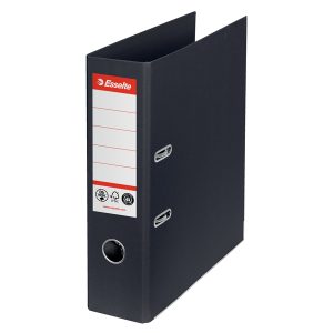 Registratore a leva - CO2 neutral - dorso 75 mm - nero - Esselte - immagine 1