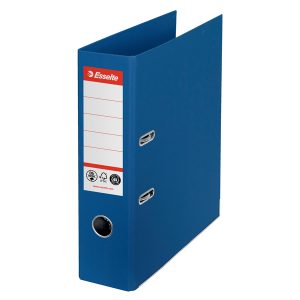 Registratore a leva - CO2 neutral - A4 - dorso 75 mm - blu - Esselte - immagine 1