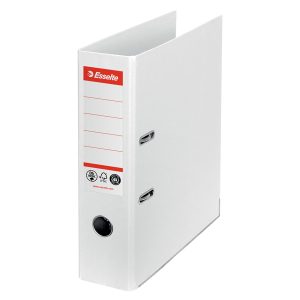 Registratore a leva - CO2 neutral - A4 - dorso 75 mm - bianco - Esselte - immagine 1
