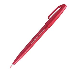 Pennarello Brush Sign Pen - rosso - Pentel - immagine 1
