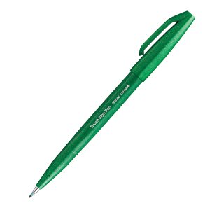 Pennarello Brush Sign Pen - verde - Pentel - immagine 1