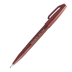 Pennarello Brush Sign Pen - marrone - Pentel - immagine 1