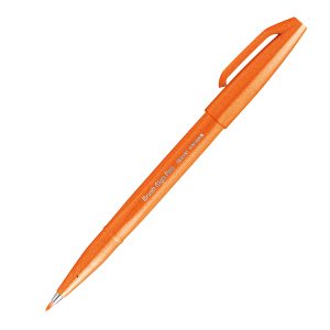 Pennarello Brush Sign Pen - arancio - Pentel - immagine 1