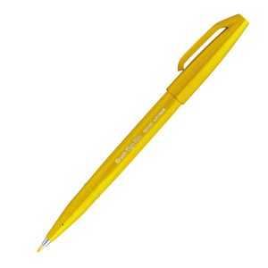 Pennarello Brush Sign Pen - giallo - Pentel - immagine 1