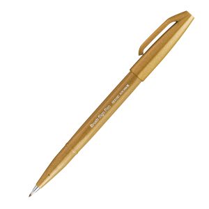 Pennarello Brush Sign Pen - ocra - Pentel - immagine 1