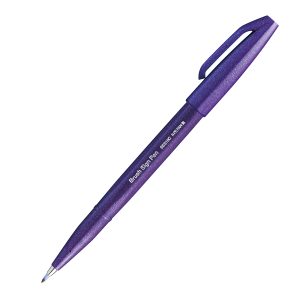 Pennarello Brush Sign Pen - colori assortiti - Pentel - conf. 12 pezzi - immagine 5