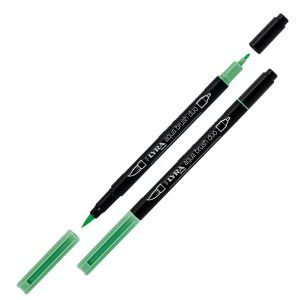 Pennarello Aqua Brush Duo - colori assortiti - Lyra - espositore 360 pezzi - immagine 3