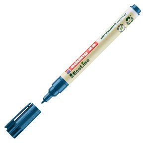 Marcatore permanente 25 Ecoline - punta tonda 1.0 mm - blu - Edding - immagine 1