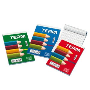 Blocco note Team - 5 mm - 150 x 210 mm - 50 gr - 50 fogli - Blasetti - immagine 1
