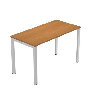 Scrivania Easy Plus - per smartworking - 120 x 60 x 72,5 cm - noce chiaro - immagine 1
