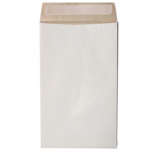 Sacchetto Secursac - antistrappo - A4 - 25 x 35 x 4 cm - 130 gr - bianco - Blasetti - conf. 100 pezzi - immagine 1