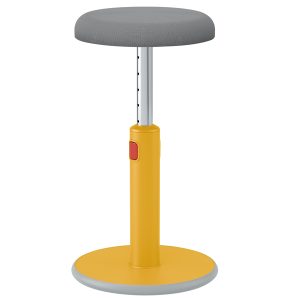 Sgabello sit-stand Ergo Cosy - giallo - Leitz - immagine 2