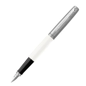 Penna stilografica Jotter Original - punta M - fusto bianco - Parker - immagine 1