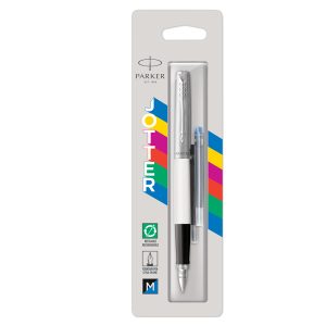Penna stilografica Jotter Original - punta M - fusto bianco - Parker - immagine 2