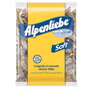 Caramelle Alpenliebe Soft - gusto caramello - 400 gr - Alpenliebe - conf. 4 buste - immagine 1