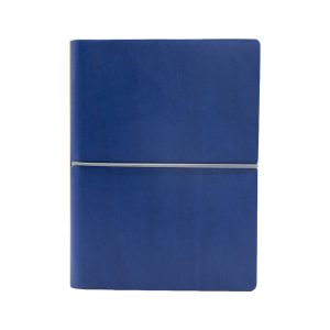 Taccuino Evo Ciak - 15 x 21 cm - fogli bianchi - copertina blu - In Tempo - immagine 1