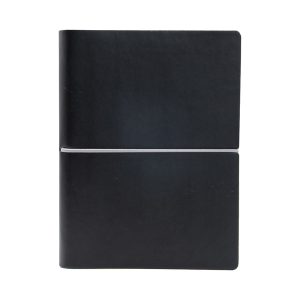 Taccuino Evo Ciak - 15 x 21 cm - fogli bianchi - copertina nero - In Tempo - immagine 1