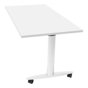 Tavolo multifunzione Taxi - con ruote - 120 x 80 x 73,7 cm - bianco - Artexport - immagine 2