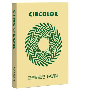 Carta Circolor - A4 - 80 gr - giallino - Favini - conf. 500 fogli - immagine 1