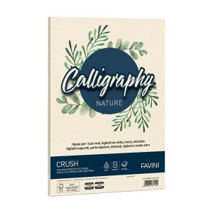 Carta Calligraphy Nature Crush - A4 - 200 gr - alga - Favini - conf. 50 fogli - immagine 1