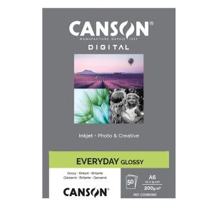 Carta Inkjet Everyday - 10 x 15 cm - 200 gr - 50 fogli - lucida - Canson - immagine 1