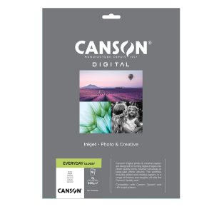 Carta Inkjet Everyday - A4 - 200 gr - 15 fogli - lucida - Canson - immagine 1