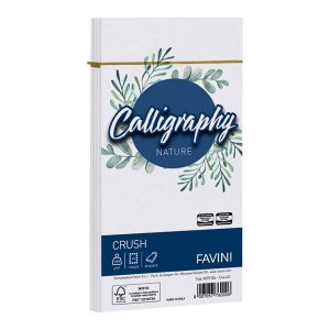 Busta Calligraphy Nature Crush - 110 x 220 mm - 120 gr - uva - Favini - conf. 25 pezzi - immagine 1