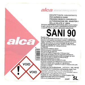 Disinfettante concentrato Sani 90 - battericida - fungicida - 5 lt - Alca - immagine 3