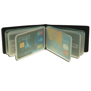 Portacard ad album - 12 scomparti - in PVC gommato 1029 - Alplast - conf. 24 pezzi - immagine 2