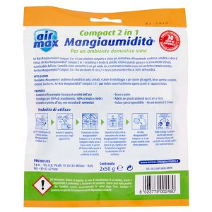Mangiaumidità appendibile compact 2 in1 - petali di rosa - 50 gr - Air Max - immagine 2