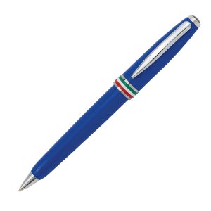 Penna sfera Aldo Domani - punta M - fusto azzurro italia - Monteverde - immagine 2