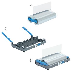 Cartuccia ricaricabile - struttura con film incluso - 75 micron - lucido - per plastificatrice Foton 30 - GBC - immagine 2