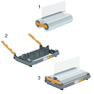 Cartuccia ricaricabile - struttura con film incluso - 125 micron - lucido - per plastificatrice Foton 30 - GBC - immagine 2