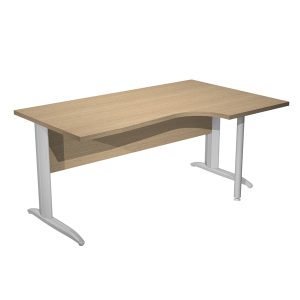 Scrivania Compact Destro - 160 x 60/80/100 cm - piano rovere - Artexport - immagine 1