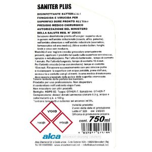 Sgrassante Saniter Plus - 750 ml - Alca - immagine 2