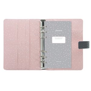 Organiser Confetti - f.to Personal - 187 x 153 x 40 mm - con cinturino - nero - Filofax - immagine 3