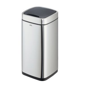 Cestino no touch - con sensore - 27 x 27 x 57 cm- 21 lt - argento metallizzato - Durable - immagine 1