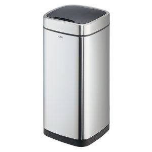 Cestino no touch - con sensore - 30,5 x 30,5 x 69 cm - 35 lt - argento metallizzato - Durable - immagine 1