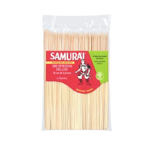 Spiedi delux - in bambù - 15 cm - Samurai Party - conf. 300 pezzi - immagine 1