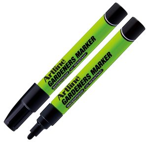 Marcatore permanente - per giardinaggio - punta tonda 2,3 mm - nero - Artline - immagine 1